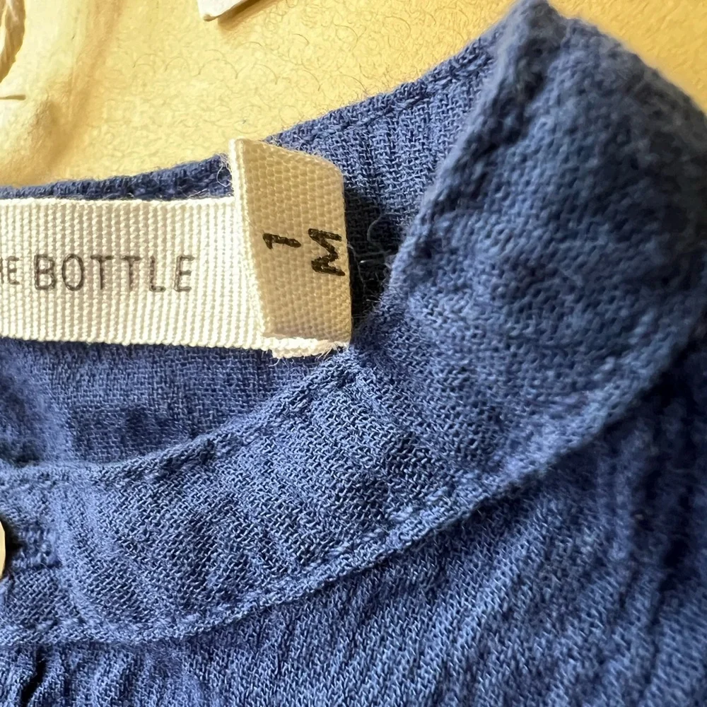 Message In the Bottle Long Sleeve Button Down